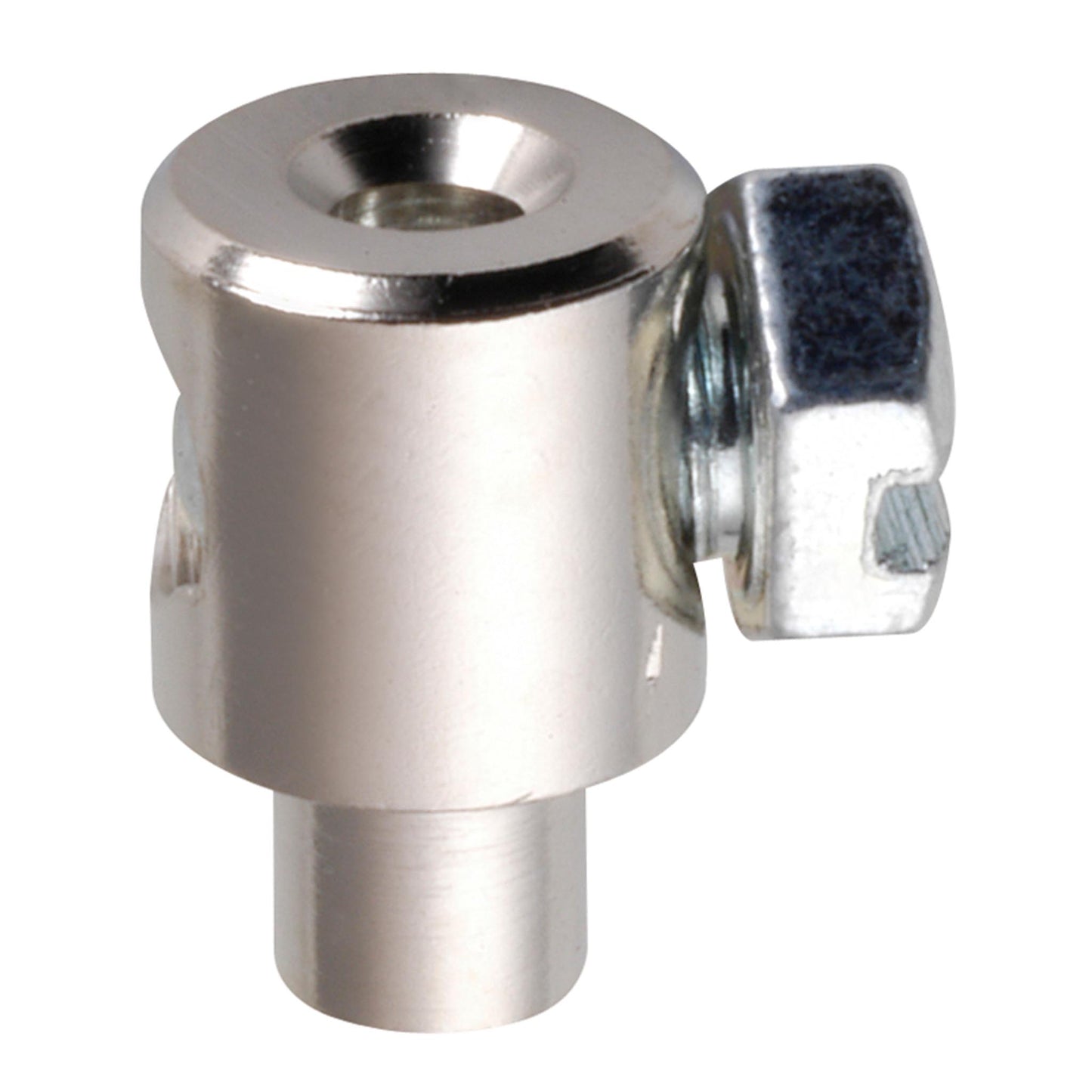 Alésage du raccord fileté Ø 2,3 mm, tige Ø 4 mm, laiton nickelé