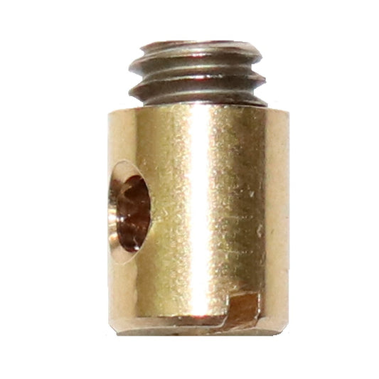 Fix Nippel FN 1132 Schraubnippel mit Schlitz 5 x 6 Bohr- Ø 2,0 Messing