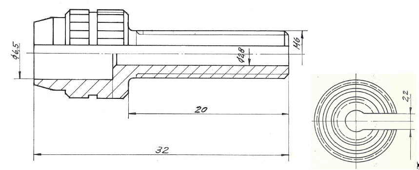 Zestaw śrub ustalających z rowkiem M 6 x 32, mosiądz niklowany