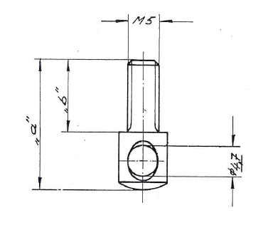 Zestaw śrub rozporowych M 5 x 8, stal ocynkowana