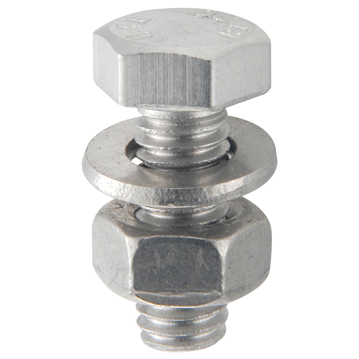 Jeu de vis de garde-boue M 6 x 40 en acier inoxydable