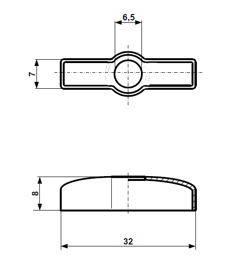 Kedjespännare - kåpa galvaniserat stål