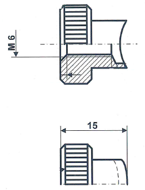 Individual parts for brake linkage nut galvanized steel