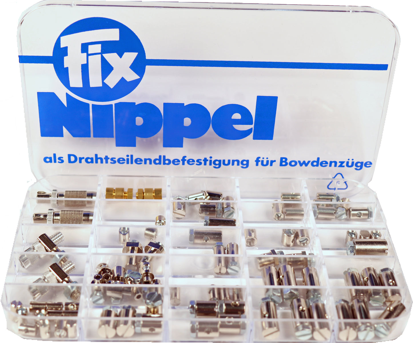 Screw nipple assortment 81 pieces
