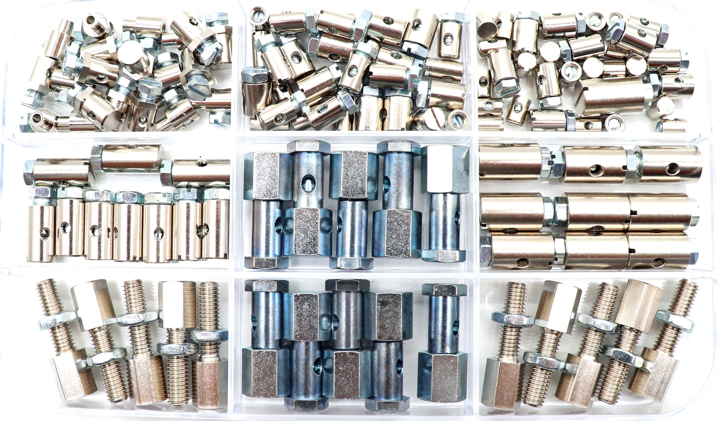 Assortiment de raccords à souder, contenu 133 pièces