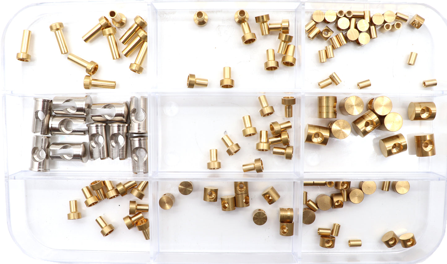 Assortiment soldeernippels, inhoud 133 stuks