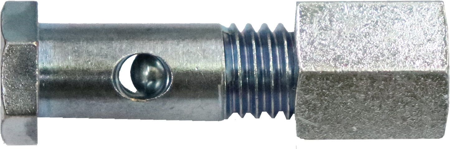 Screw nipple bore Ø 2.5 mm, shaft Ø 6 mm, nickel-plated brass