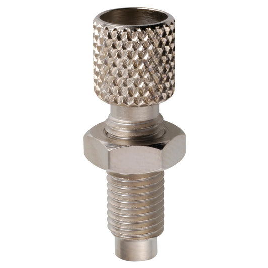 Adjusting screws M 6 x 25 set, nickel-plated brass