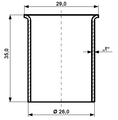 Fix Nippel FN 7345 Sattelstützbeilagen 35 x 0,5 Stahl verzinkt