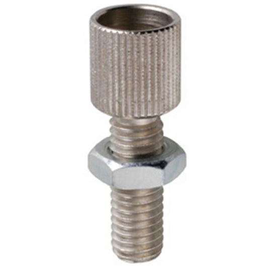 Adjusting screws M 5 set of nickel-plated brass