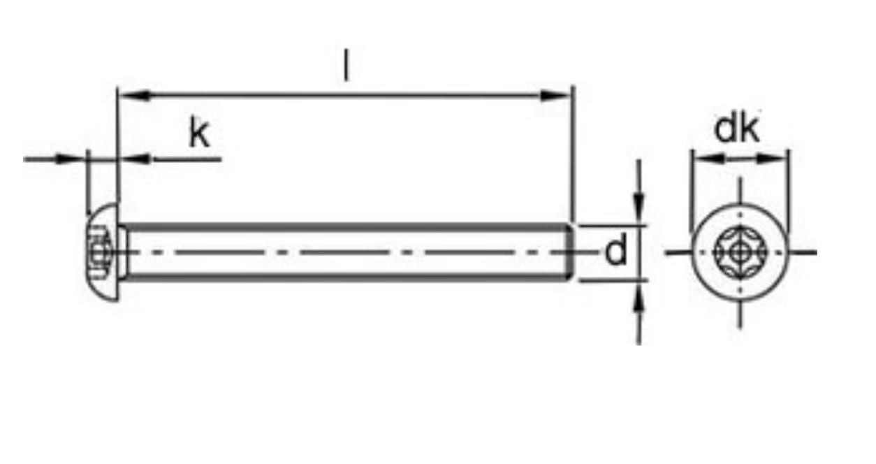 Plåtskruvar, härdat 4,8 x 13 mm galvaniserat stål