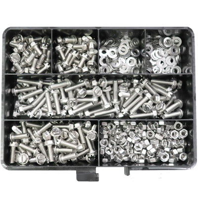 Washer head screws assortment 630 pieces stainless steel